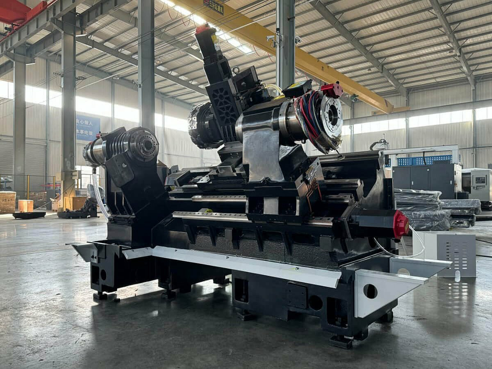 Токарный станок ЧПУ с наклонной станиной и противошпинделем MetalTec NeoTurn 60DYS (Syntec)