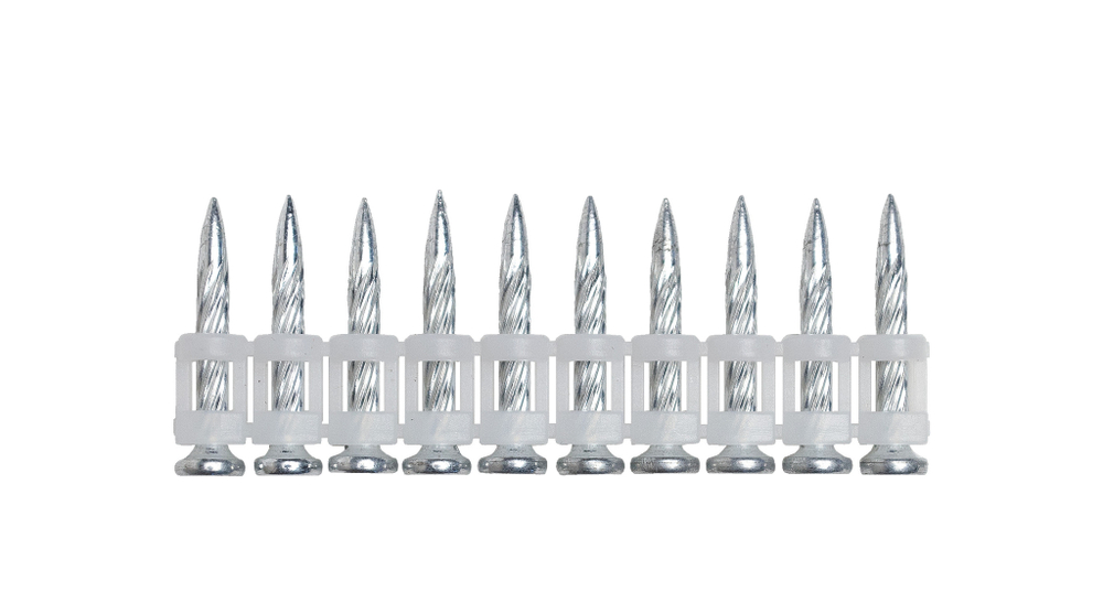 Гвозди 2.7*25 мм для металла и непрочного бетона винтовые с кованым наконечником(1000 шт/уп) FEDAST