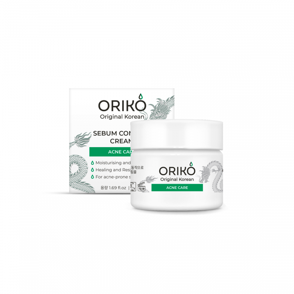 ORIKO Sebum Control Face Cream Acne Care Крем для лица для проблемной кожи с кислотами 50мл