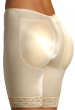 Шелковистые панталоны с эффектом пуш-ап (Размер: S) (Цвет: черный)