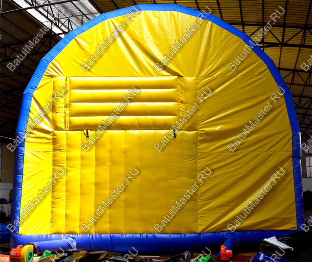 Надувной батут "Морской бриз с крышей"