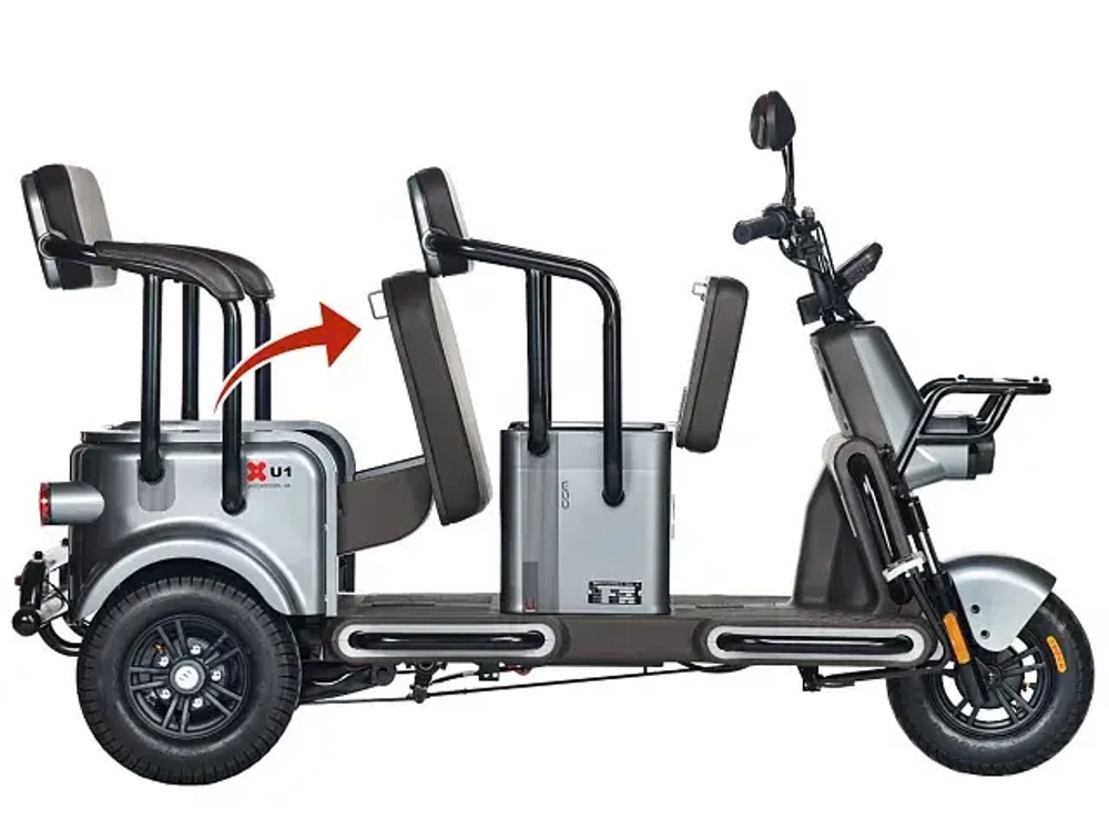 Электротрицикл Wanshida U1-X 60V 800Вт