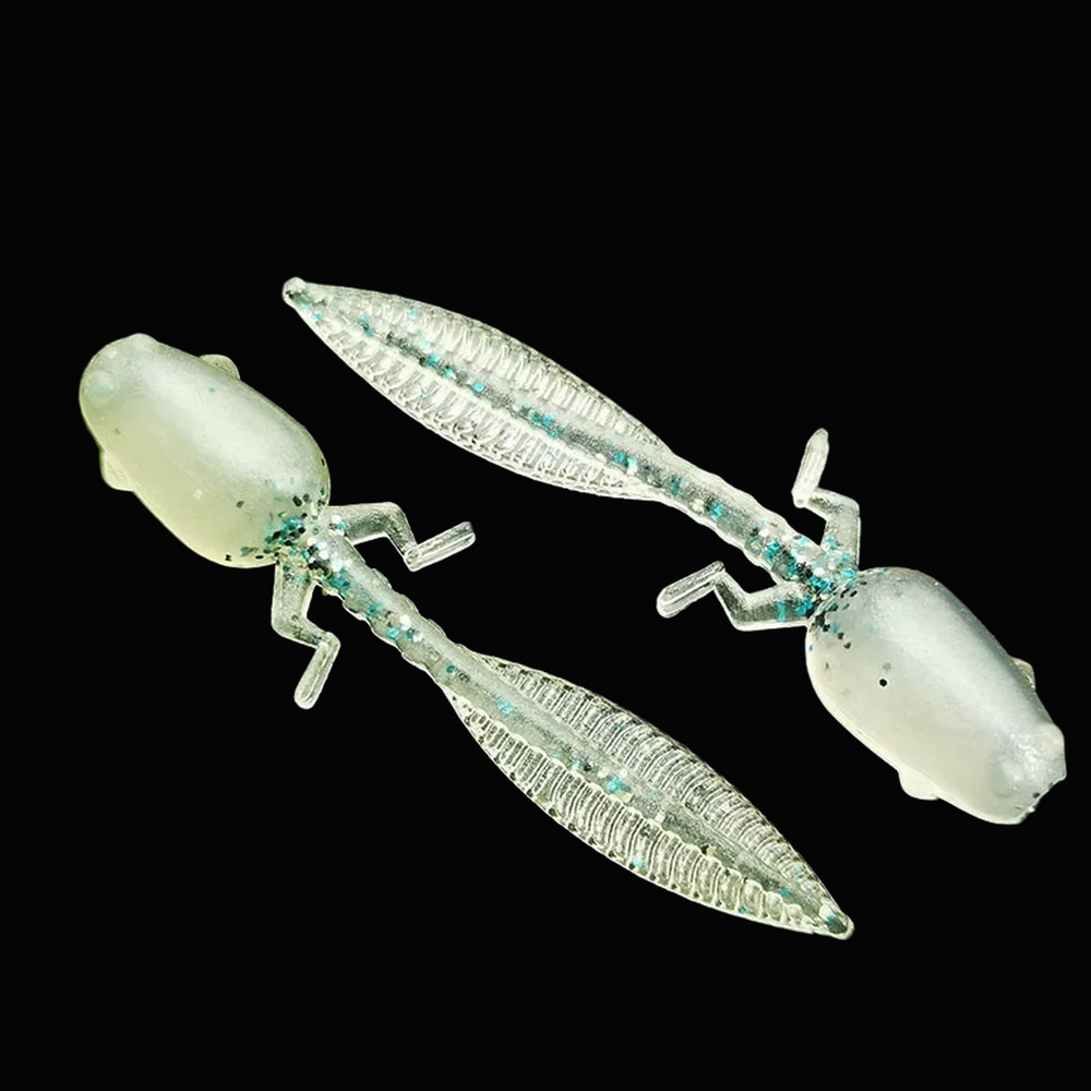 10 шт 5 см Силиконовая приманка креатура головастик слаг RuBaits Tadpole Рыболовная приманка для рыбалки на окуня на щуку на форель на судака На спиннинг джиг микроджиг 0,9 гр.