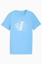 Футболка Puma Manchester City 25/26 FtblCulture Tee Junior - голубой