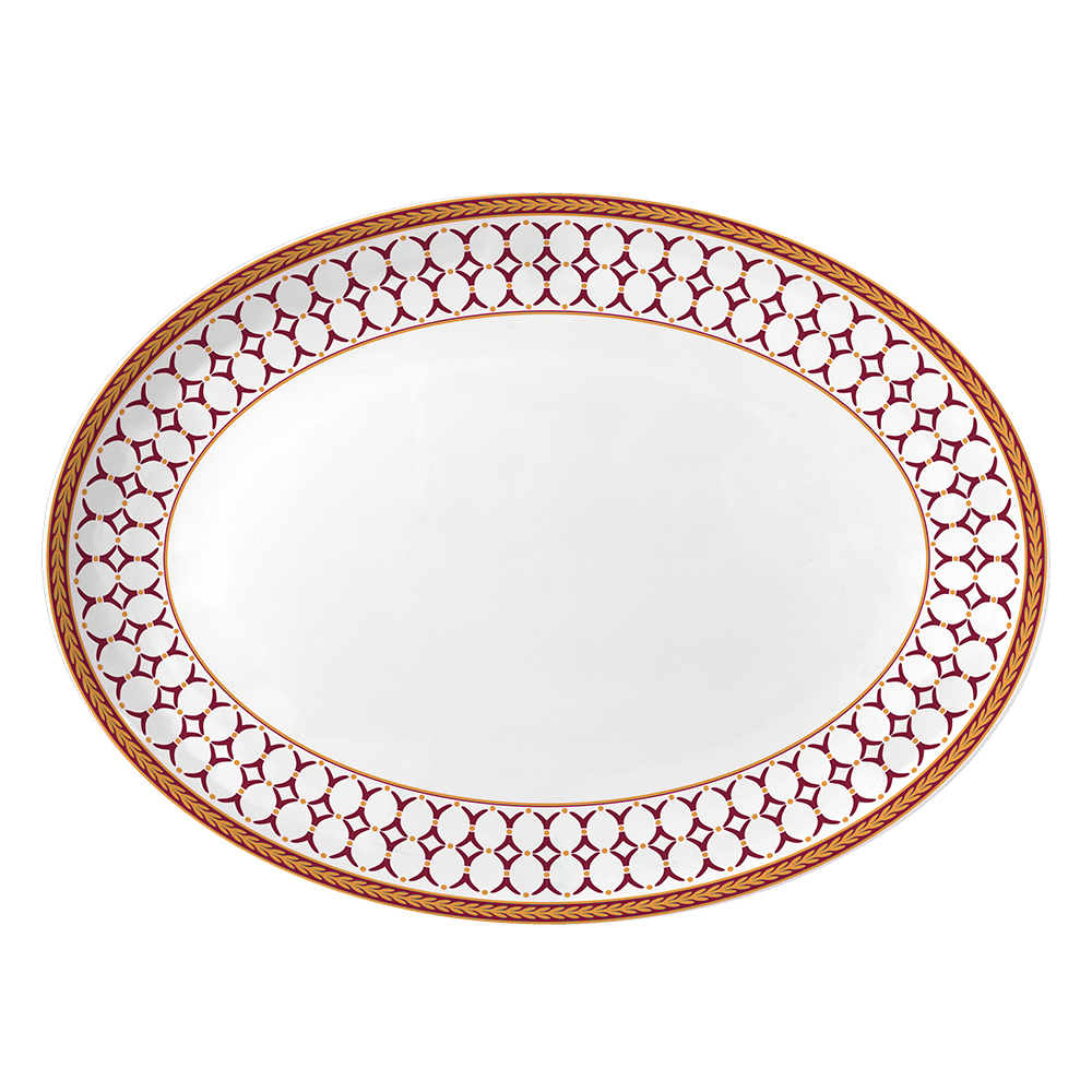 Закусочная тарелка средняя First Lady Королевская Бургундия