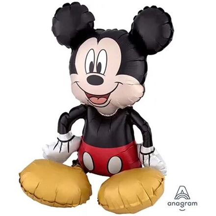 Шар фигура Микки Маус сидячий, под воздух