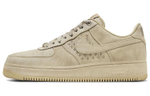 Nike Air Force 1 Low'07 prm Longjing tea soup wear-resistant non-slip low-top sneakers for men and women the same light brown