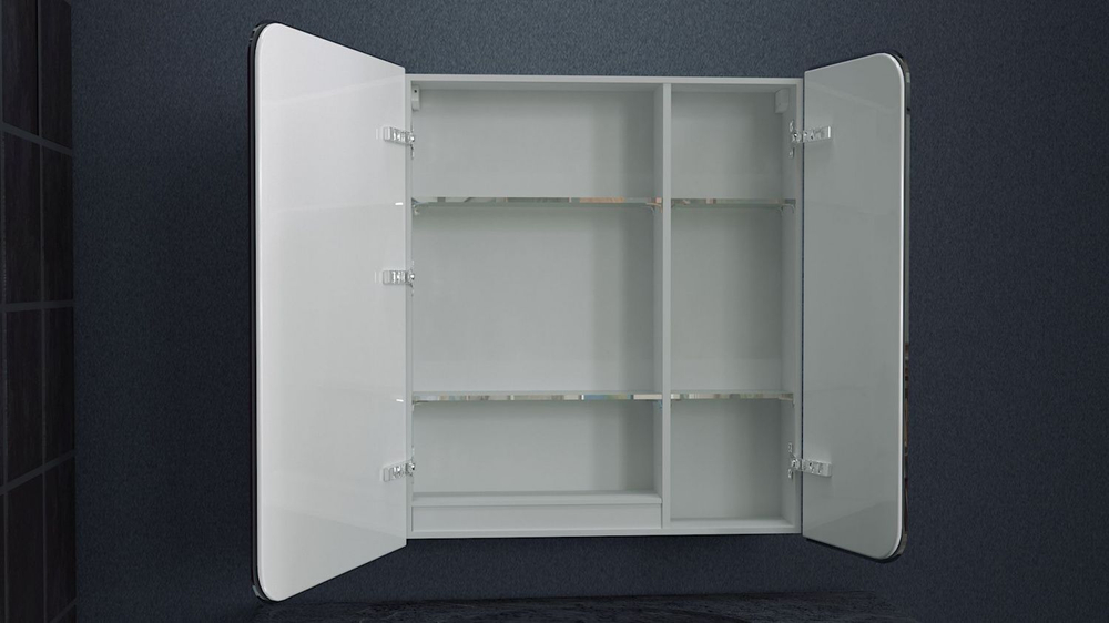 Зеркало-шкаф с подсветкой ART&MAX, левый ART&MAX VERONA  AM-Ver-800-800-2D-L-DS-F