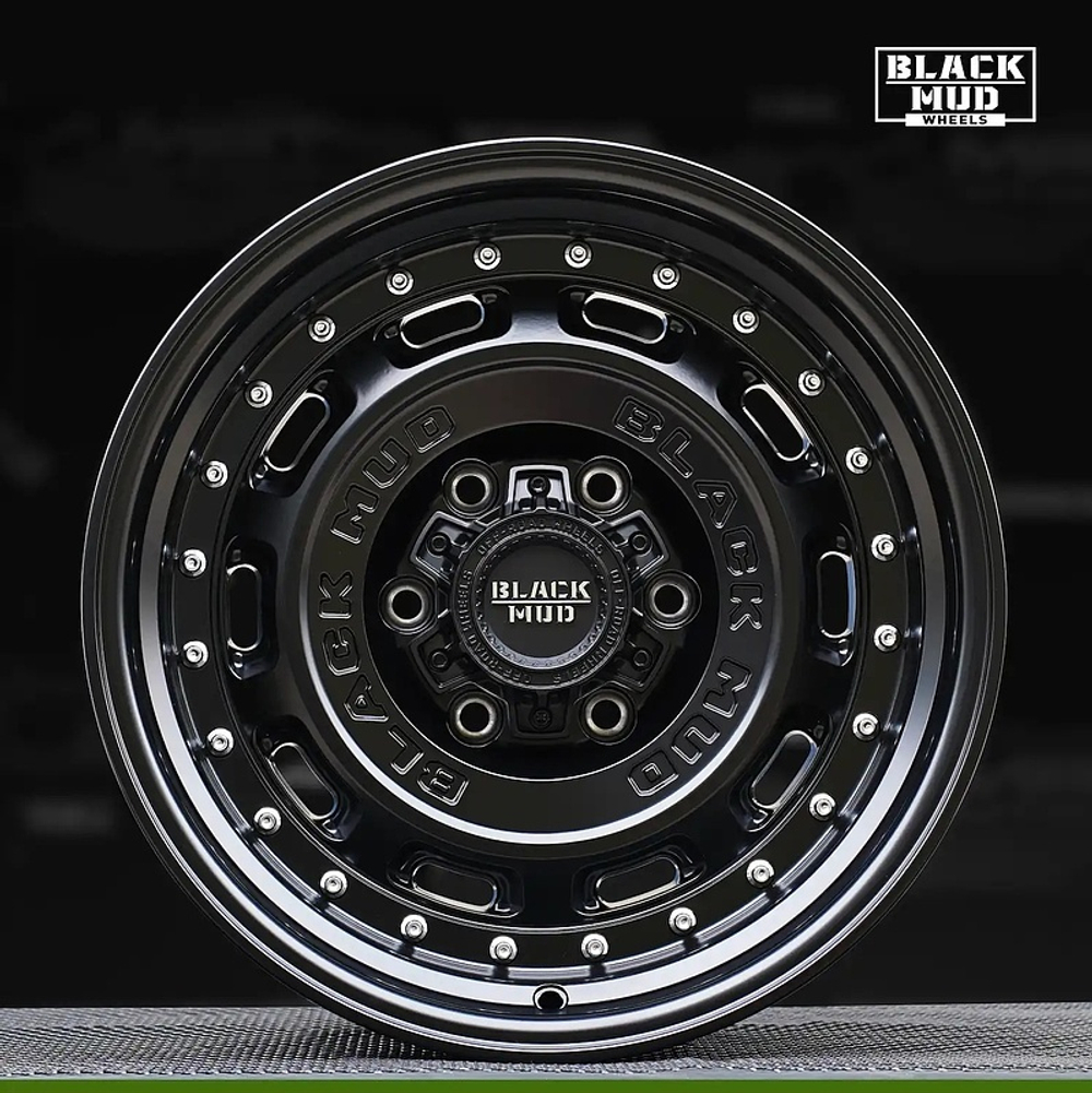 Диск колёсный литой BLACK MUD M580C R17 8,5 ET0 Matte Black