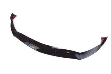 Юбка переднего бампера V.2  глянцево - черный для Mercedes A class W177 2018+