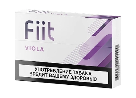 Fiit Viola - табак с ментолом и нотками ежевики - Казахстан (блок - 10 пачек)