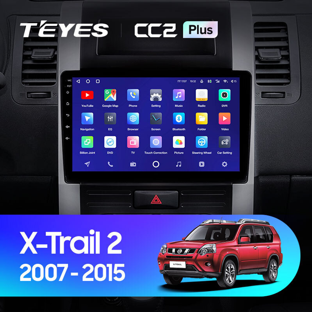 Teyes CC2 Plus 10.2" для Nissan X-Trail 2007-2015