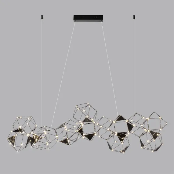5087/64L L-VISION ODL25 293 черный хром/металл Люстра LED 64W 4000K 3800Лм TRELLIS