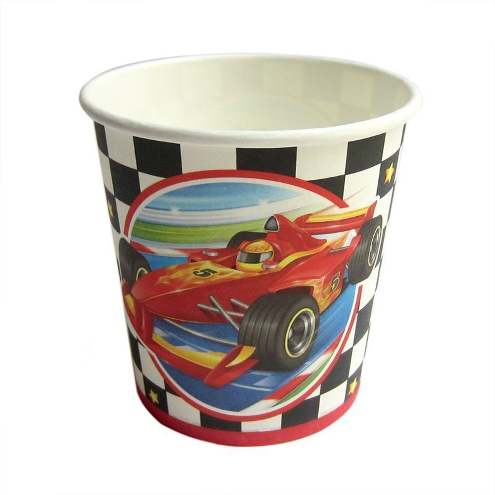 Стаканы бумажные "Тачки" Чемпион 6 шт 190мл