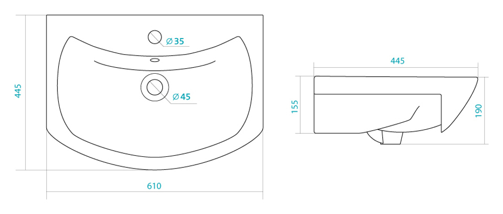 УМЫВАЛЬНИК БАЛТИКА-60