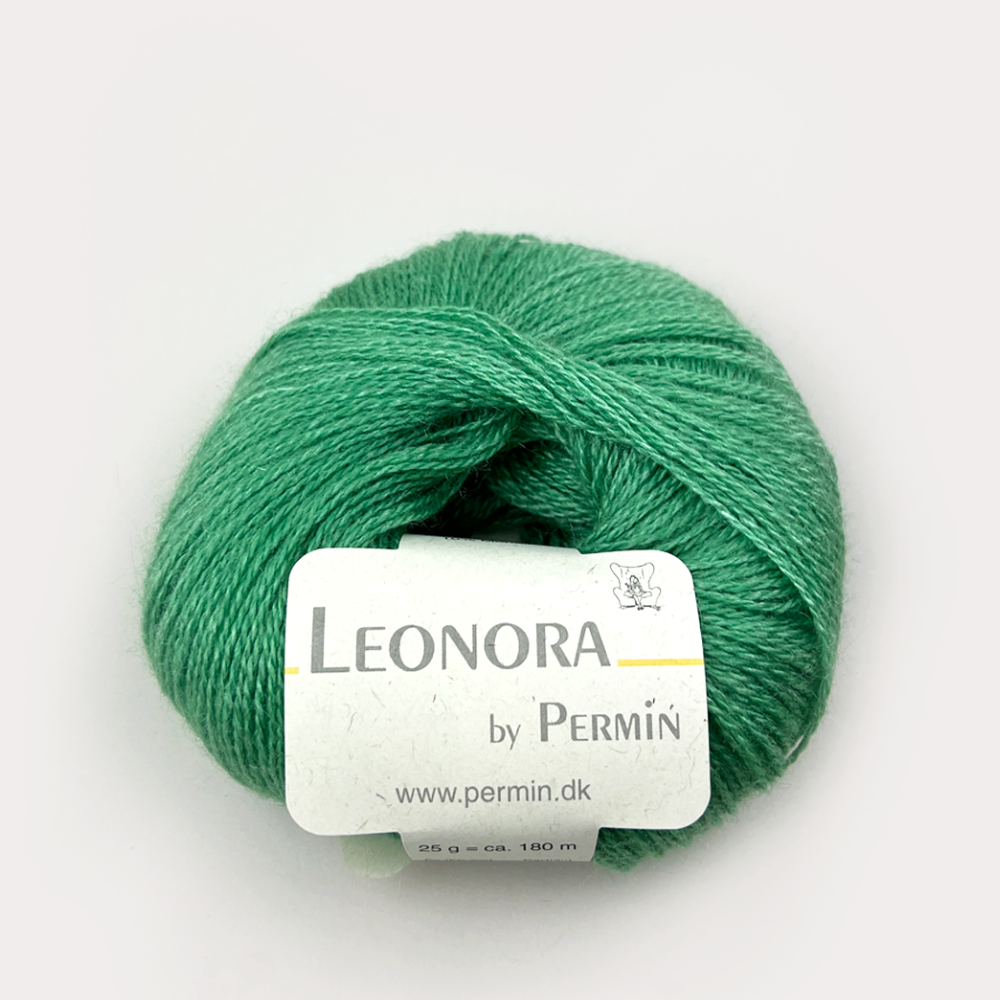 Пряжа для вязания Leonora 880424, 50% шелк, 40% шерсть, 10% мохер (25г 180м Дания)
