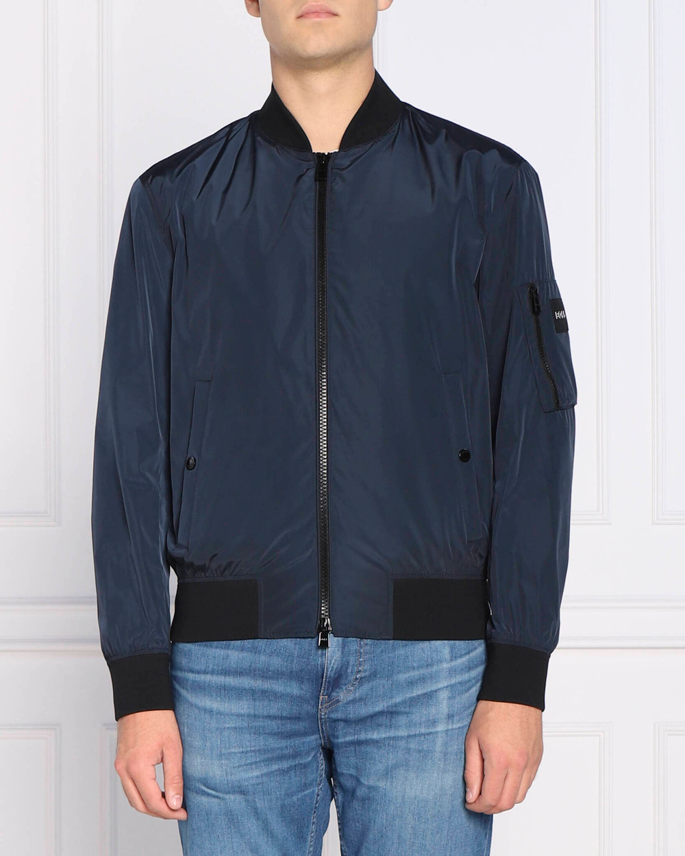 куртка бомбер costia1 BOSS BLACK - темно-синий(50479241)