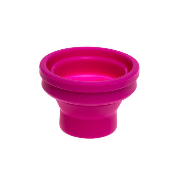 Стакан силиконовый PREMIER складной с крышкой (PR-FH039)