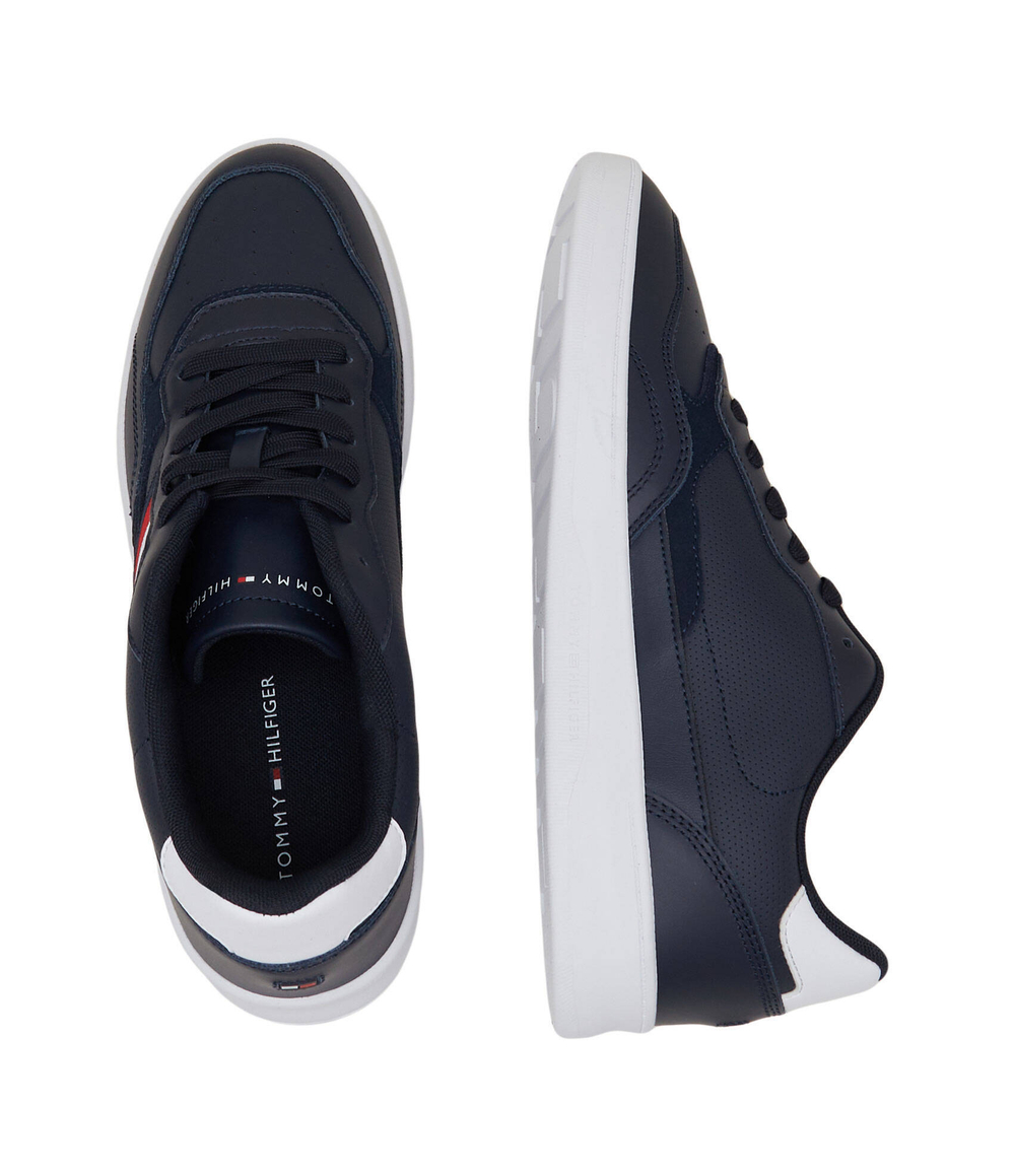 Кожаные кроссовки Tommy Hilfiger - темно-синий(FM0FM04828)