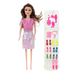 Кукла тип модель, с аксесс. в ассорт. коробка 01368