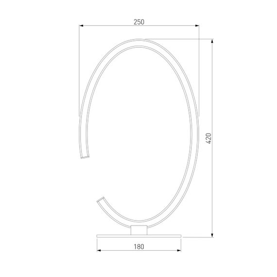 Настольная лампа Eurosvet 80414/1 сатин-никель