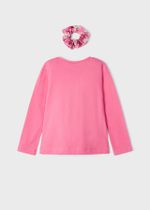 лонгслив с резинкой для волос