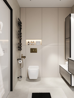 Кнопка смыва для унитаза DIWO 7315 пластик, цвет матовое золото