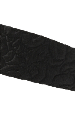 Кокошник из черного жаккарда