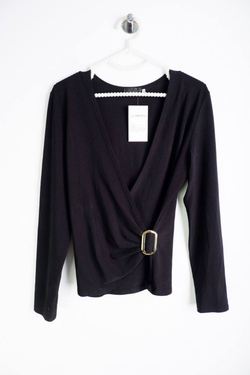 Блузка с акцентом на талии, визуально на 42 размер