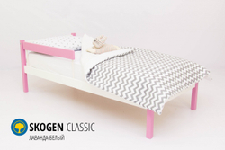 Детская кровать тахта с бортиком Бельмарко Svogen лаванда белый