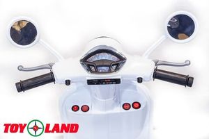 Детский электромотоцикл Toyland Vespa XMX 318 белый