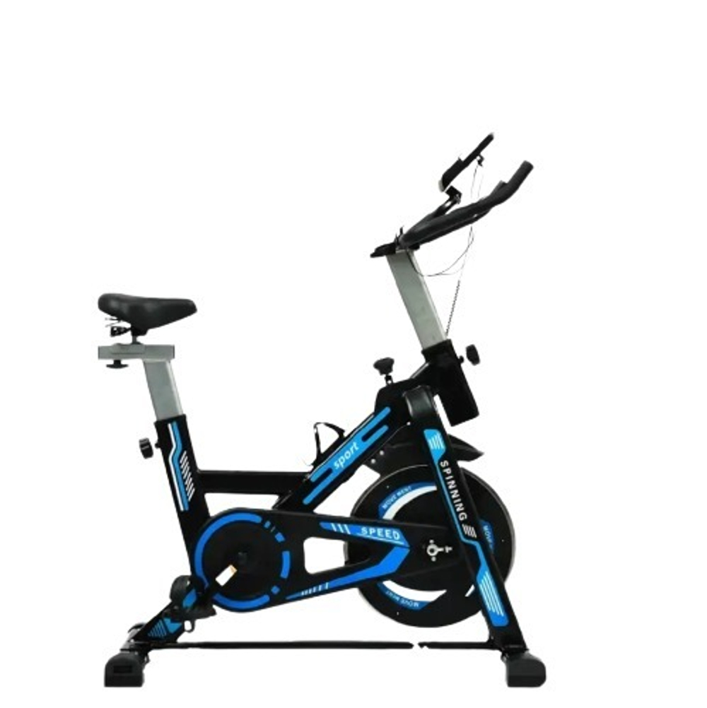 Велотренажер S-MAKER Spin Bike SP-9031 BLUE вертикальный