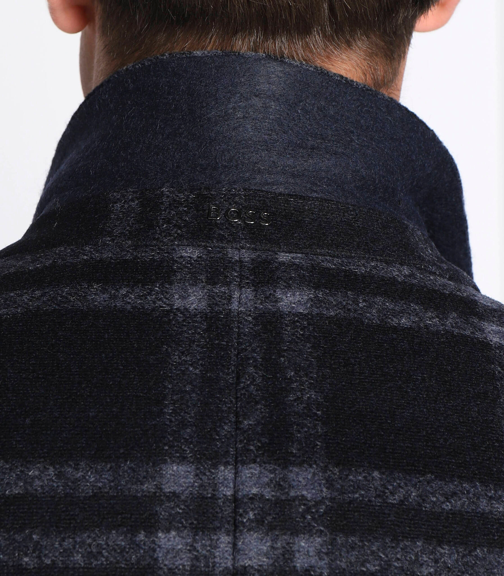 пальто h-hyde BOSS BLACK - темно-синий(50479591)