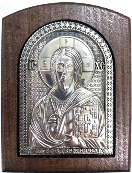Икона гальваника - Господь Вседержитель с подставкой (Лоп)