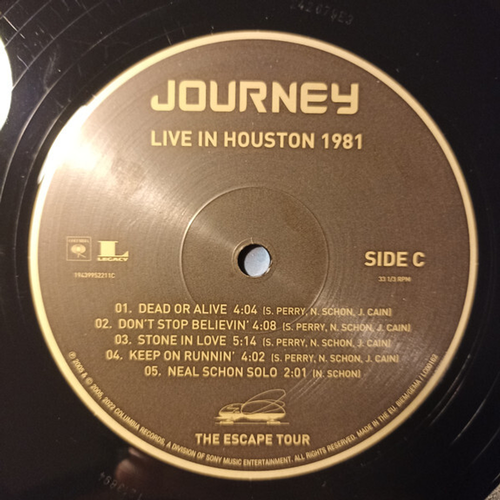 Journey / Live In Houston 1981 Escape Tour (2LP)