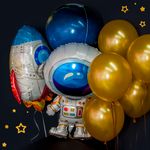 Шар (29"/74 см) Фигура, Ракета 1 шт.