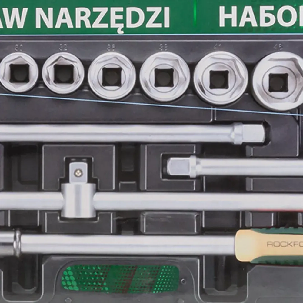 Набор инструментов 14пр.3/4''(6гр.)(22,24,27,30,32,36,38,41,46,50мм) RockForce RF-6151-5