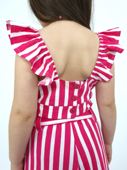 02-70-6 Комплект для девочки (топ и брюки)