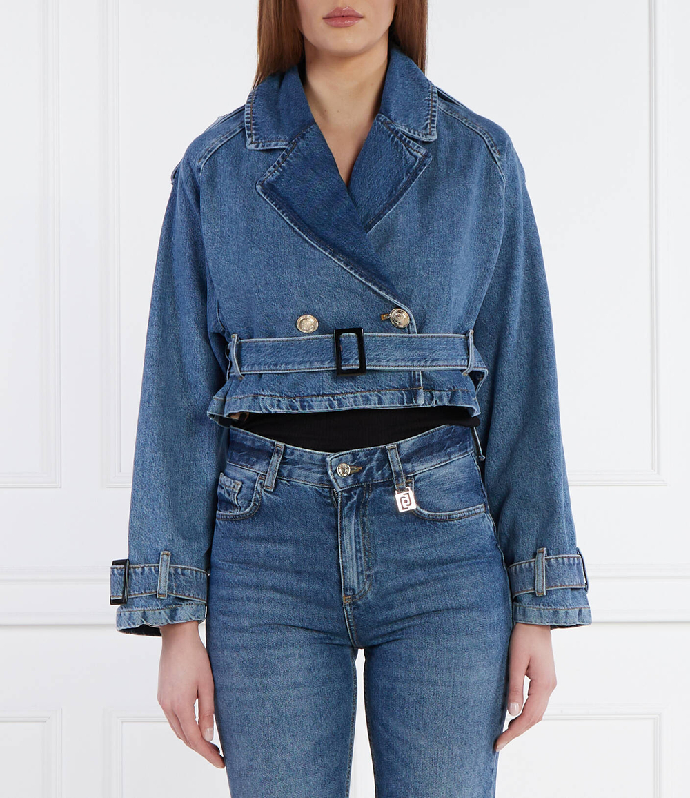 Джинсовая куртка Liu Jo - голубой(UA4233 DS059)