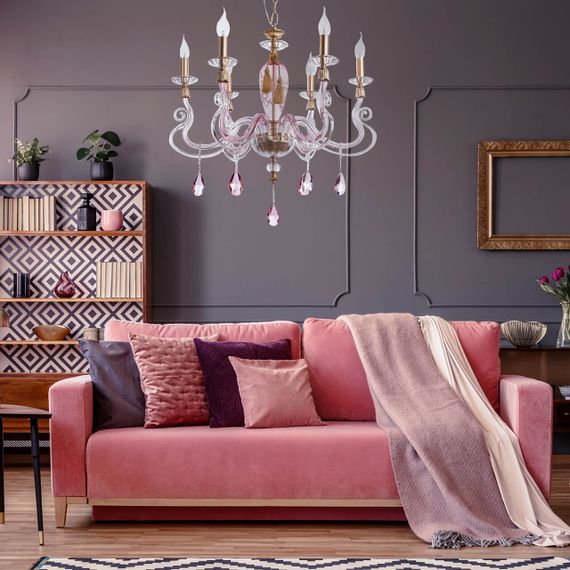 Подвесная люстра Divinare Carl 5124/14 LM-6