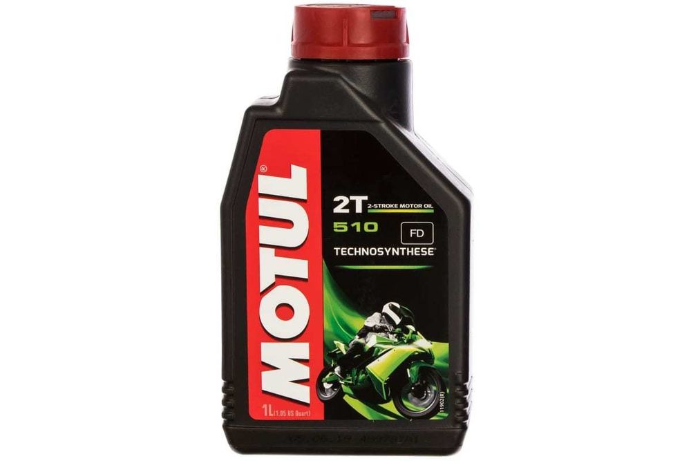 Масло MOTUL 510  2T (1л) для 2-х тактный двигателей дорожных и внедорожных мотоциклов, эндуро, мопедов.