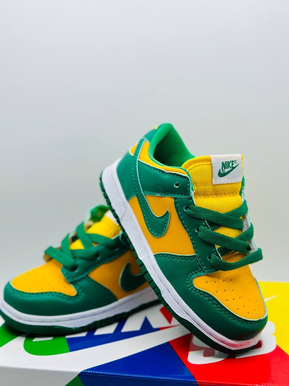 Детские кроссовки Nike Air Yellow & Green