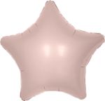 Шар (19''/48 см) Звезда, Пыльная роза, 1 шт.
