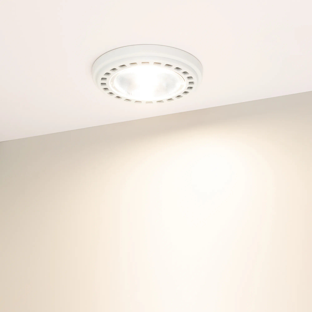 Лампа AR111-UNIT-G53-15W- Warm3000 (WH, 24 deg, 12V) (Arlight, Металл) 025640