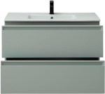 Тумба с раковиной Allen Brau Eclipse 1.E1003.PWM 100 рapyrus white matt