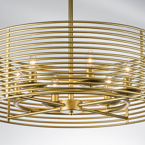 728063 Люстра ZETA 6х40W E14 ЗОЛОТО