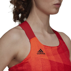 Женский топ теннисный Adidas Y-Tank TK PB HR W - красный