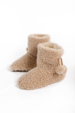 домашние сапожки из овчины