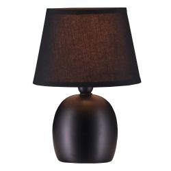 UML-B304 E14 BLACK Светильник настольный декоративный под лампу Е14. 40W. Механический выключатель. Черный. ТМ Uniel