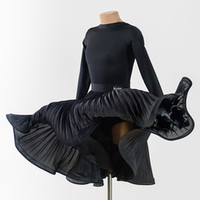 Lilia 14-01-06-С | Платье гофре для спортивных бальных танцев | Vasileva Dance